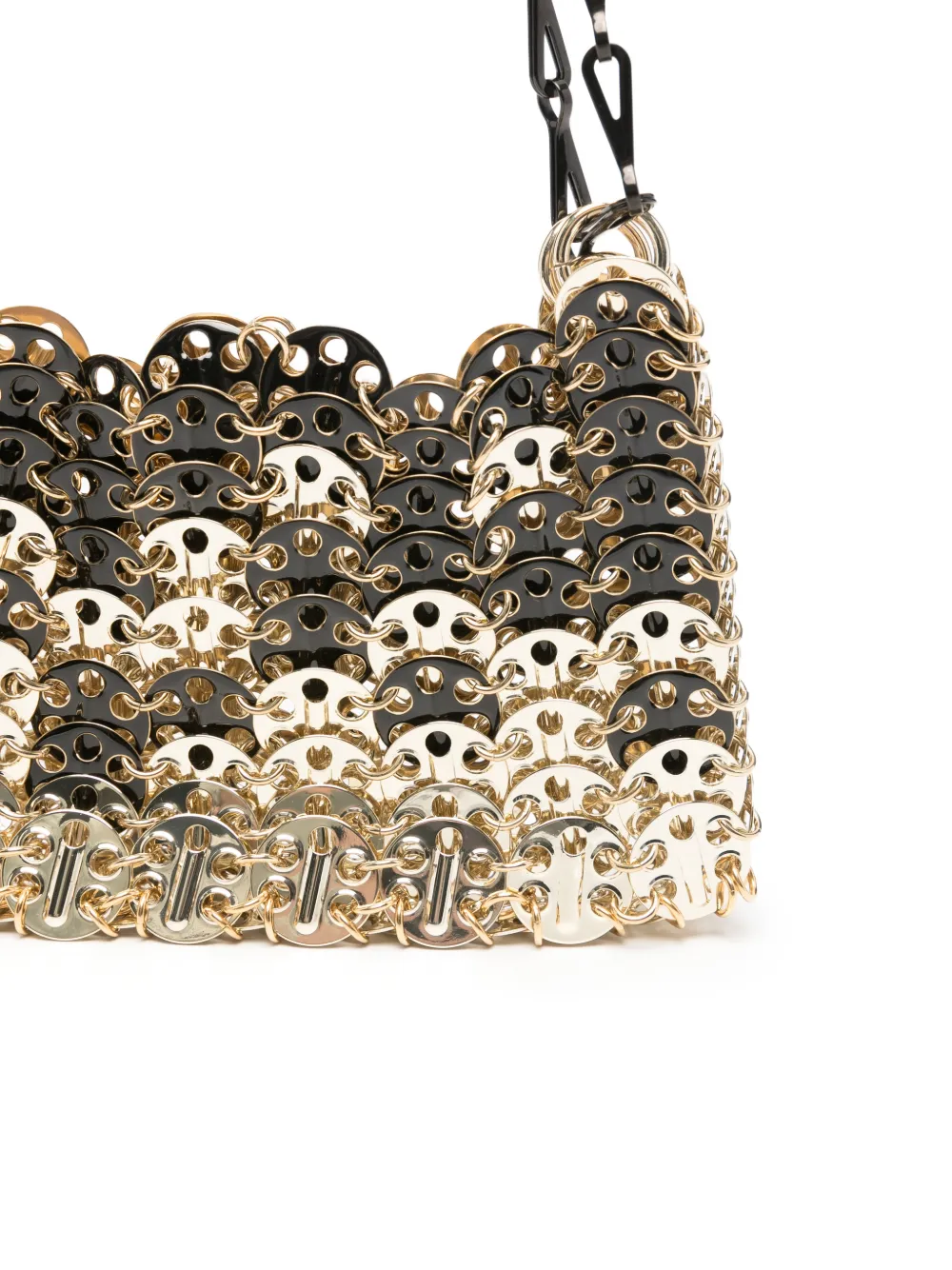 Rabanne Mini 1969 Disc Shoulder Bag In Gold
