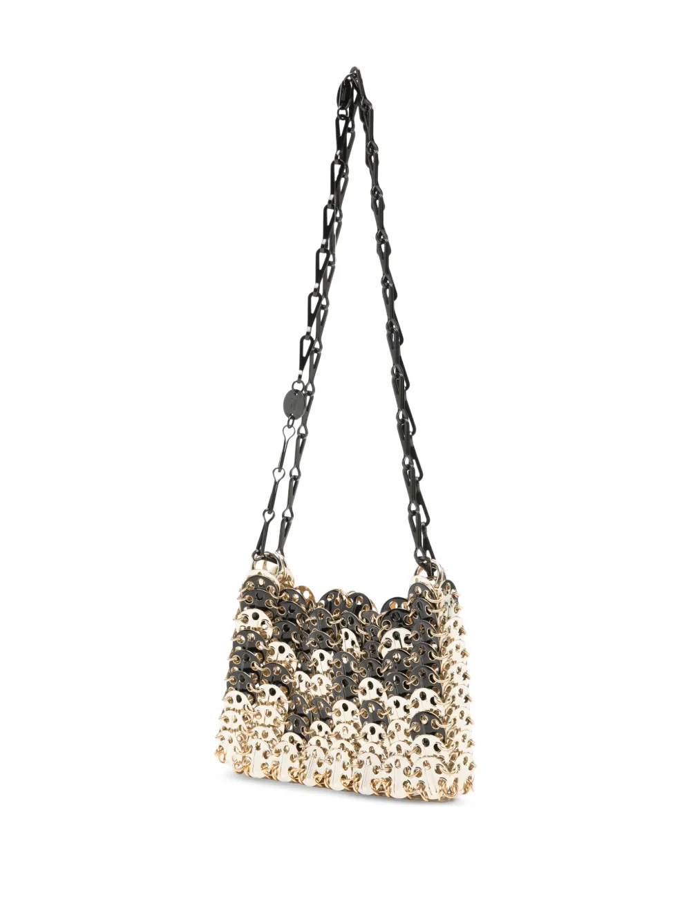 Rabanne Mini 1969 Disc Shoulder Bag In Gold