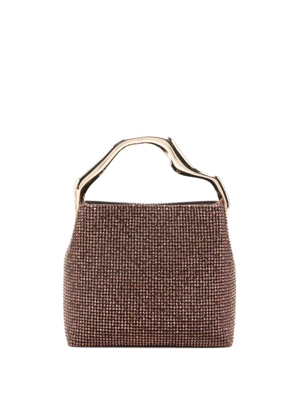 Cult Gaia CULT GAIA SOLENE MINI TOP HANDLE BAG - Marrone