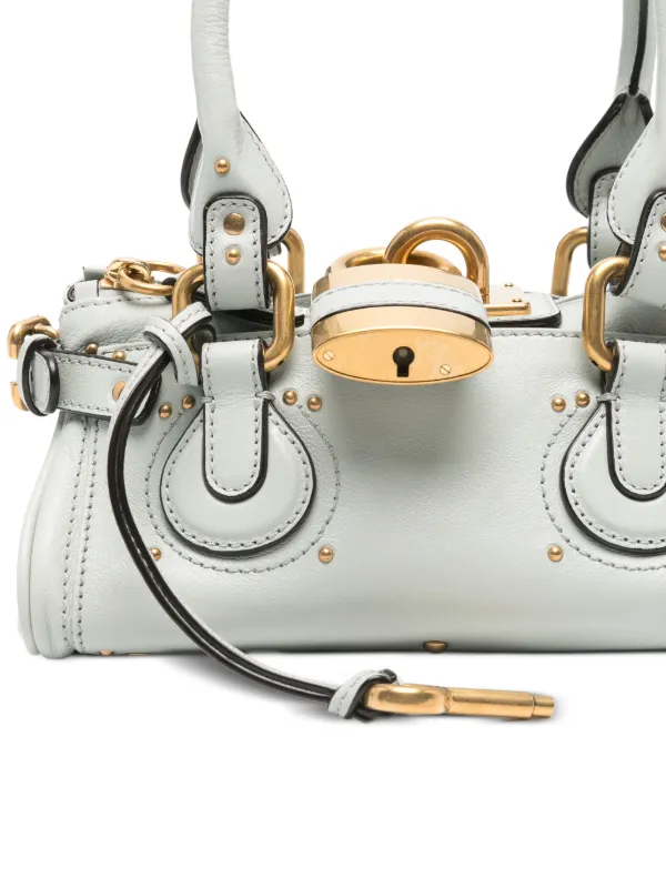 Chloé Small Paddington Shoulder Bag | Blue | FARFETCH