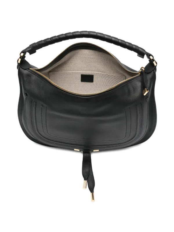 Chloé Marcie braided-handle Tote Bag | Black | FARFETCH