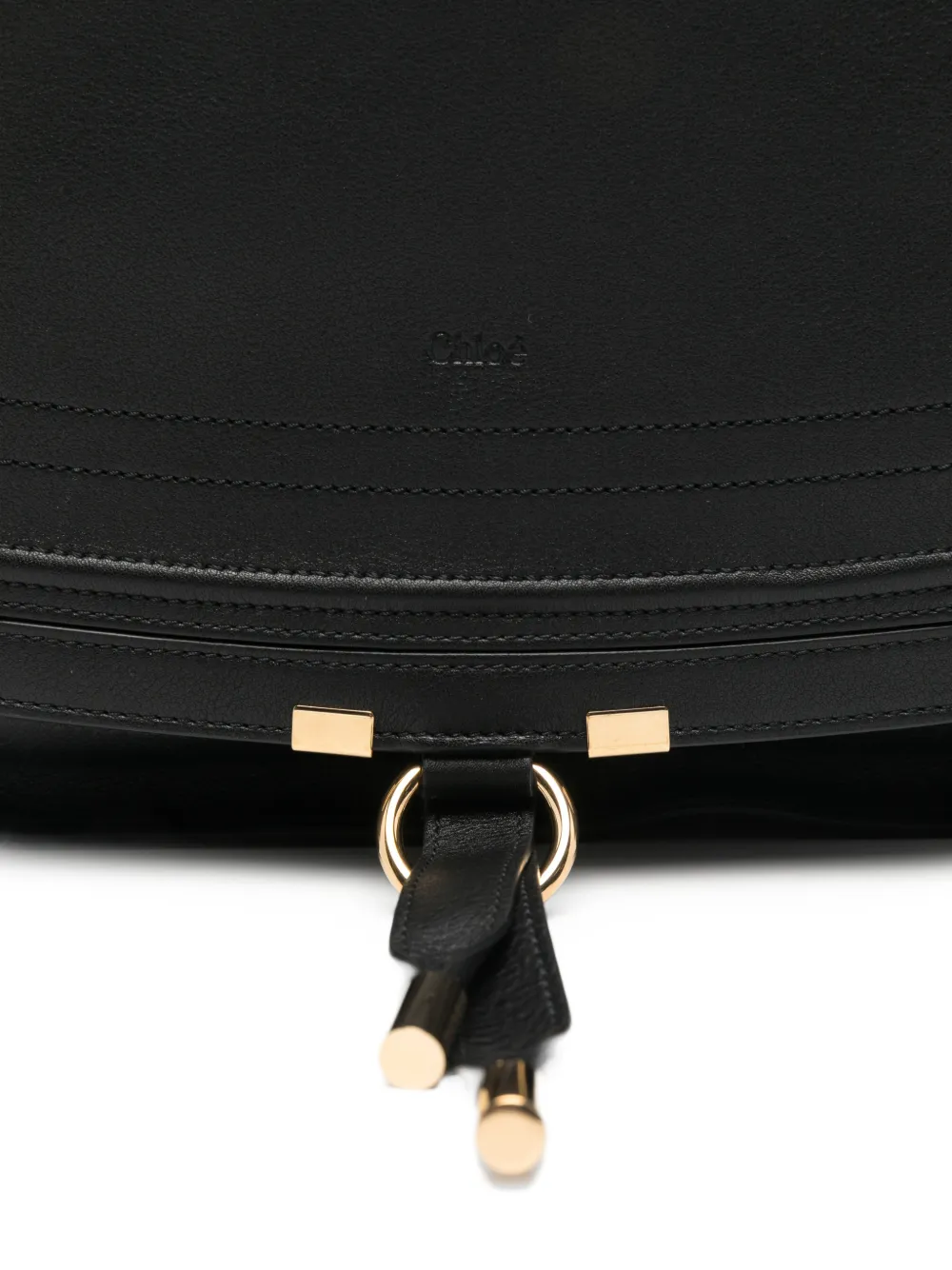 Chloé Clutch met gevlochten handgreep Zwart