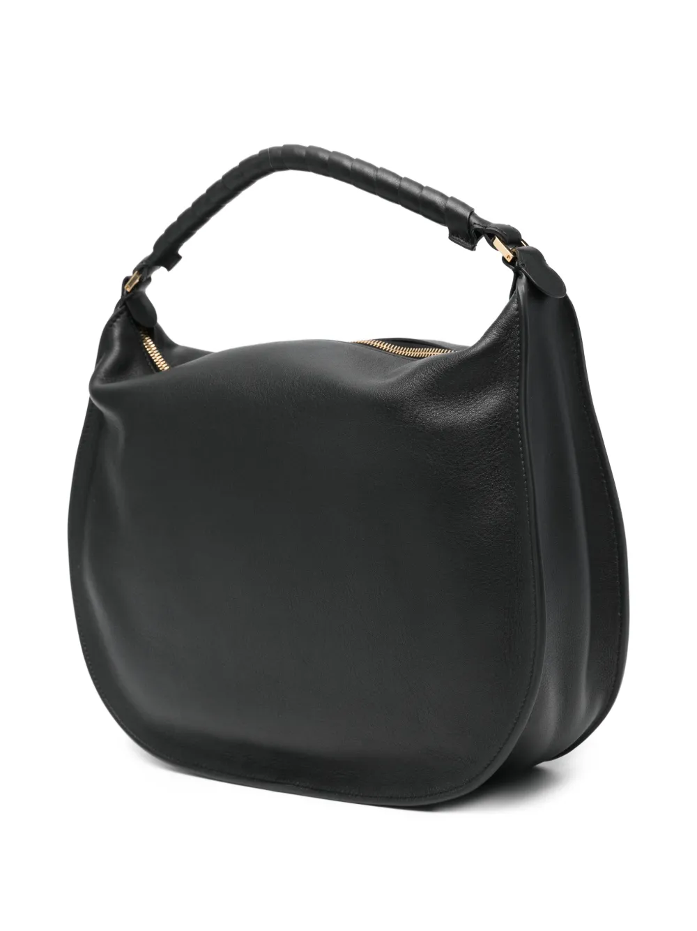 Chloé Clutch met gevlochten handgreep Zwart