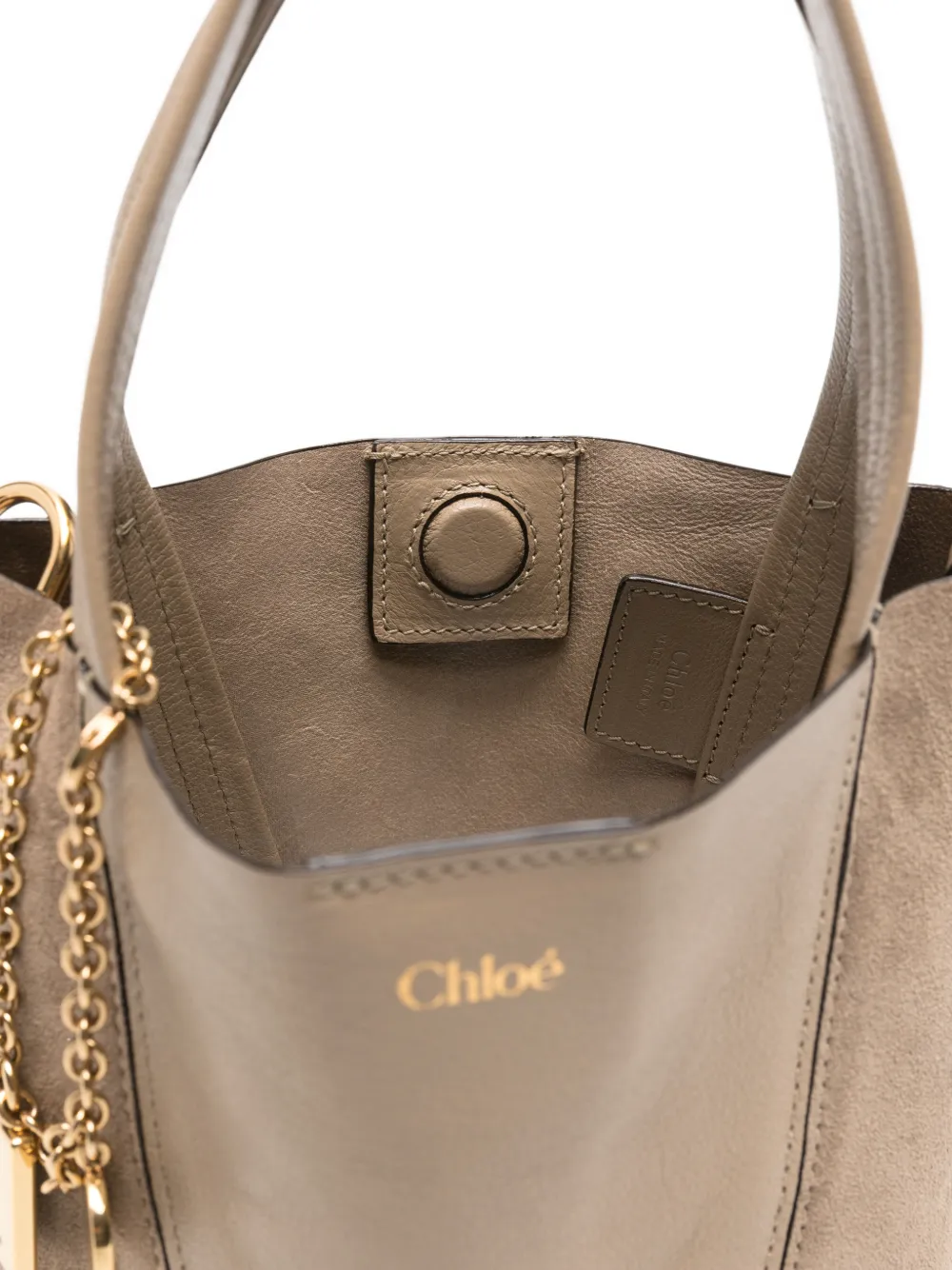 Chloé Spin kleine shopper Beige