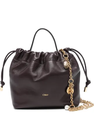 Chloé Icons 搭链带迷你手拿包 | 紫色 | FARFETCH CN