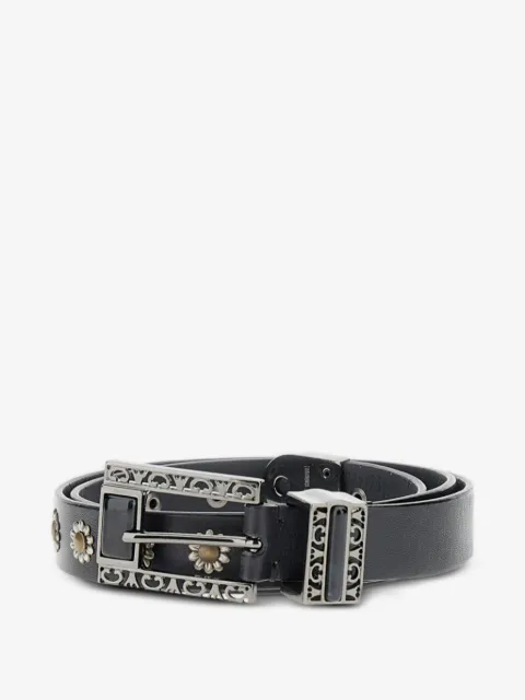 Golden Goose floral-embellished belt