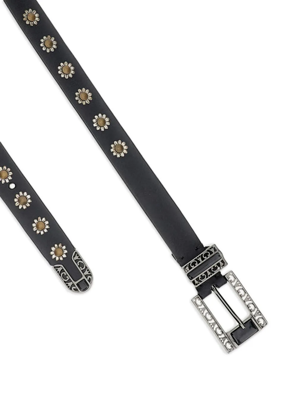 Golden Goose Riem verfraaid met studs - Zwart