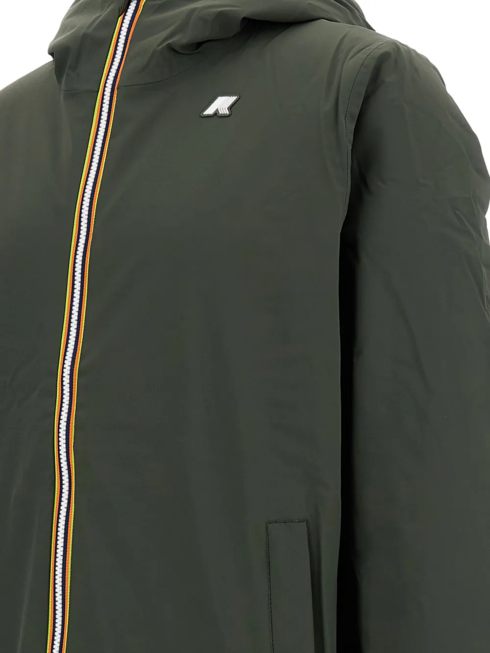 K-way Jacobst Warm Reversible Padded Coat In Green
