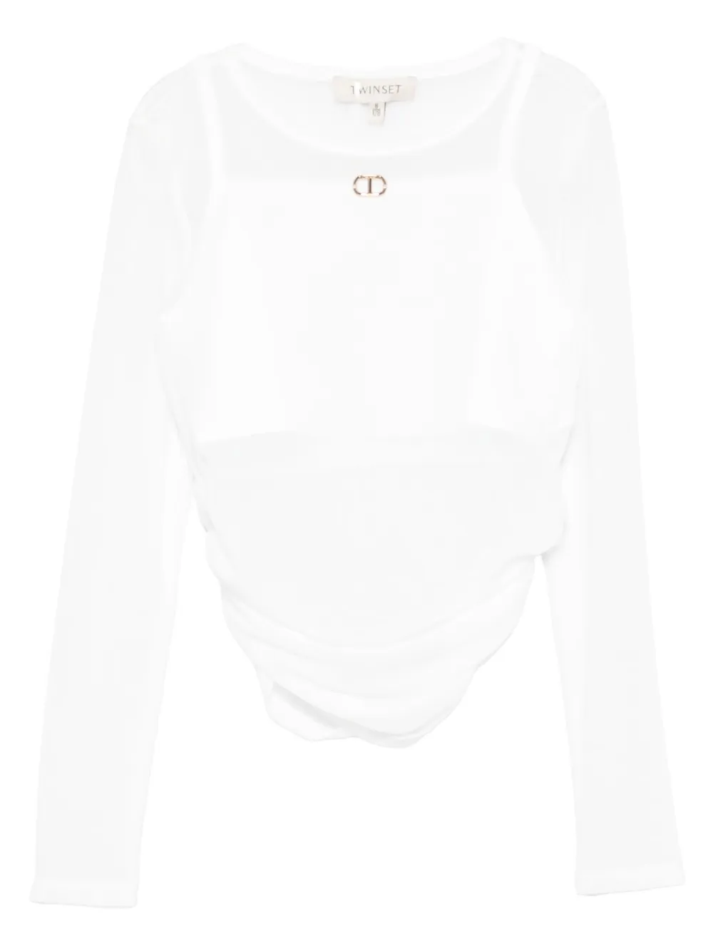 TWINSET Kids long-sleeved blouse | White | Image 1