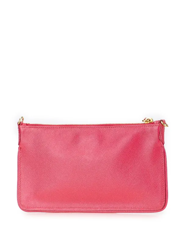 Prada Pre-Owned 2010-2025 Saffiano Crossbody Bag Pink FARFETCH IN