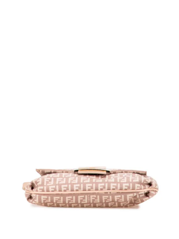 Fendi Pre-Owned 2000-2010 Zucchino Canvas Crossbody Bag Pink FARFETCH IN