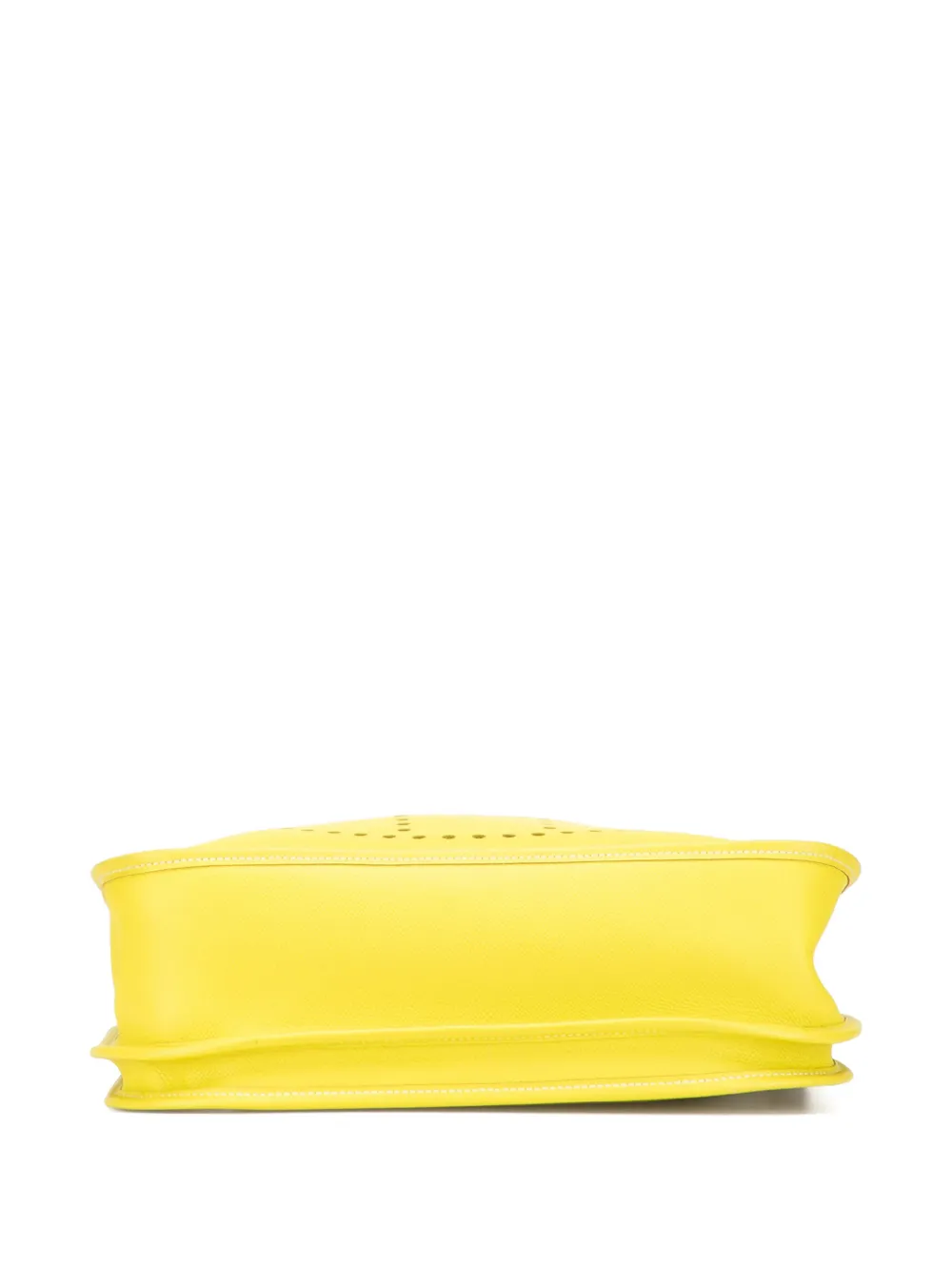 Pre-owned Hermes 2011 Epsom Evelyne Iii 33 Crossbody Bag In Yellow