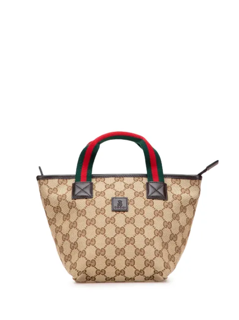 Gucci Pre-Owned 2016-2025 Mini GG Canvas Web Childrens handbag