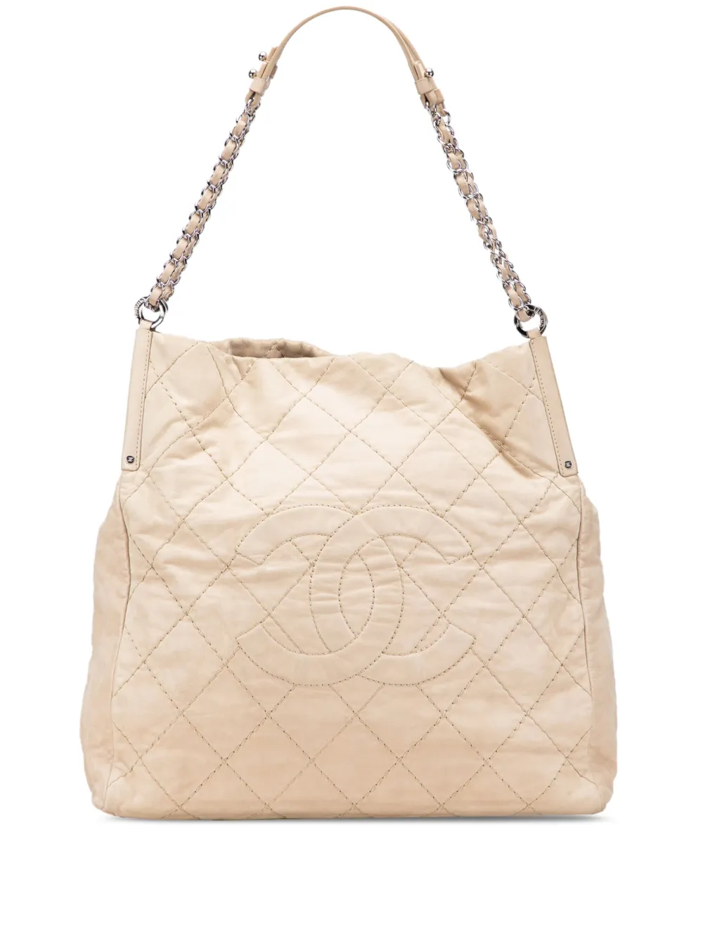 CHANEL Pre-Owned 2011 Iridescent Calfskin Sea Hit tote bag | Brown | Image 1