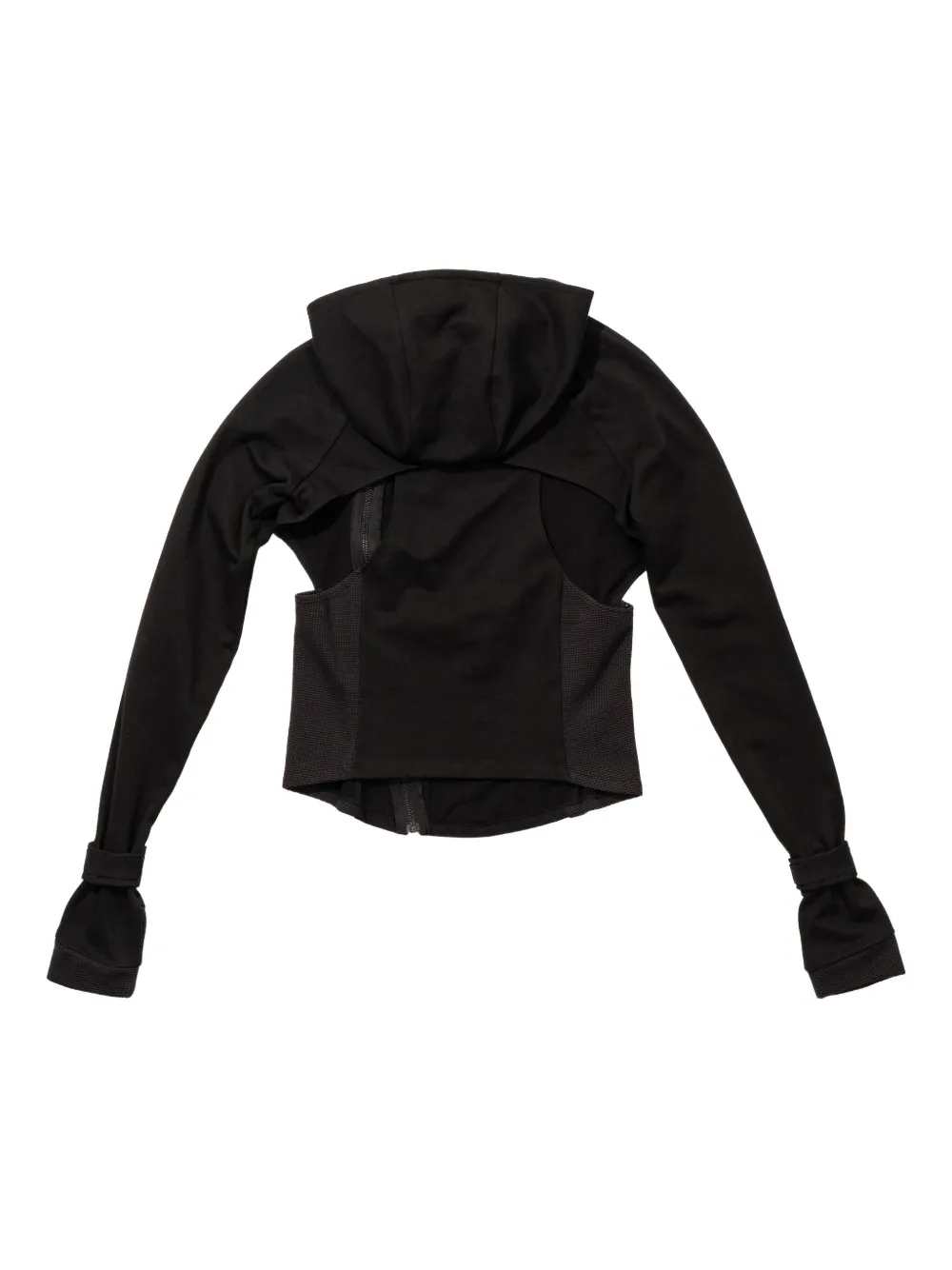 Hyein Seo Jack met capuchon en rits Zwart