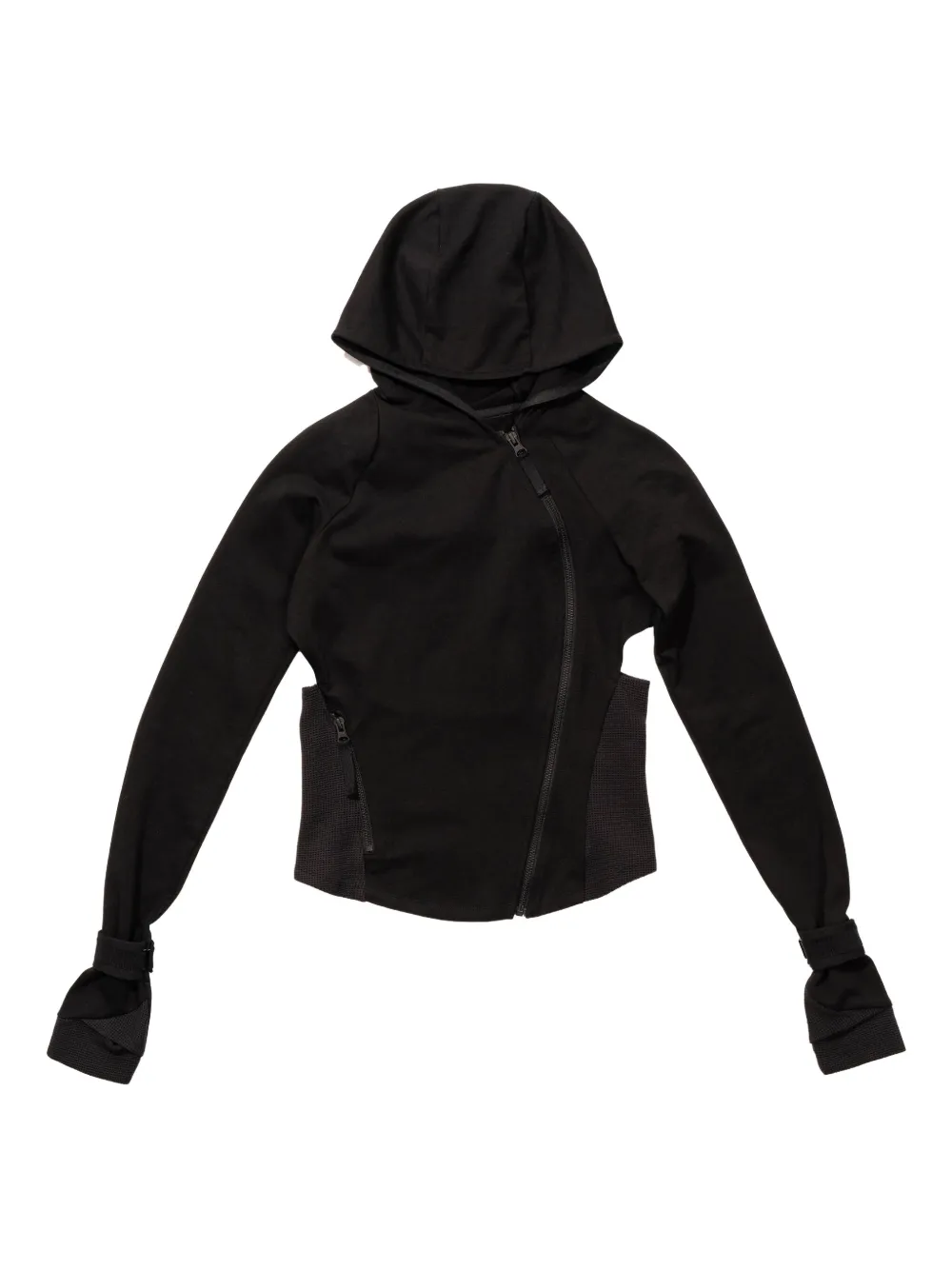 Hyein Seo zip-front hooded jacket | Black | Image 1