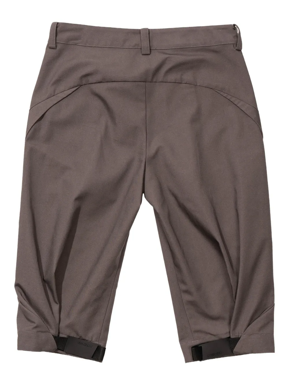 Hyein Seo Detachable-zip Trousers In Brown
