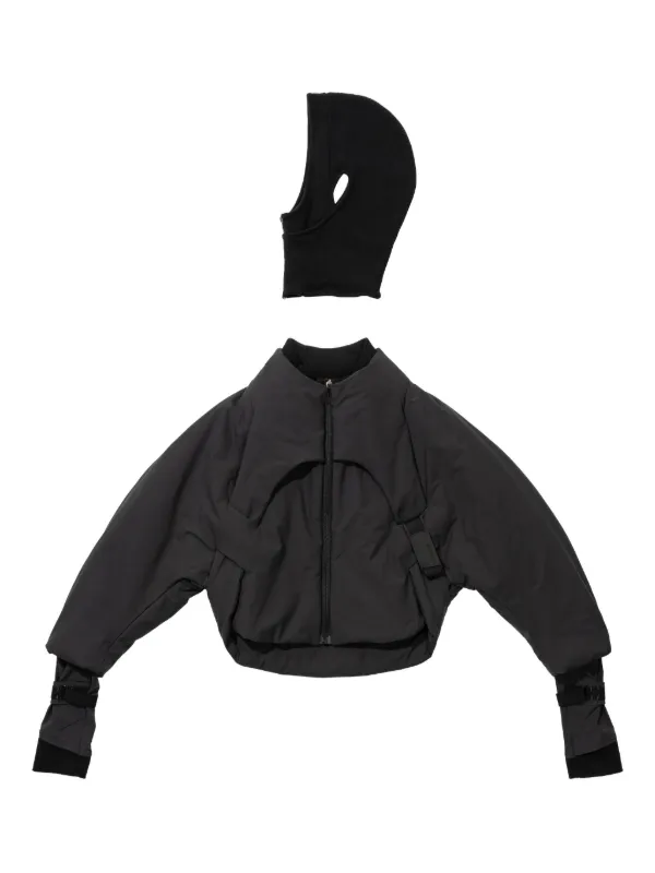 HYEIN SEO希少　フーディジャケット Hyein Seo フーデッド パデッドジャケット | ブラック | FARFETCH JP
