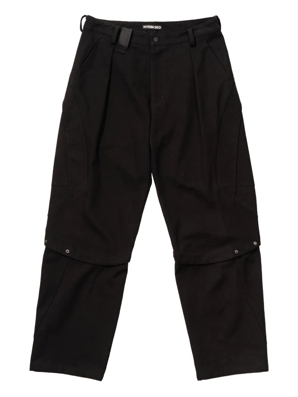 Hyein Seo pleated panelled trousers | Black | Image 1