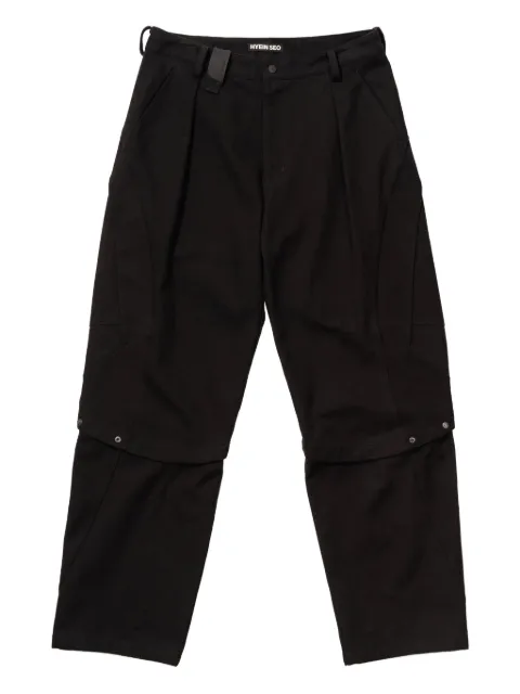 Hyein Seo pleated panelled trousers