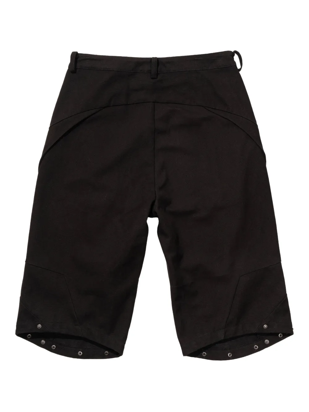 Hyein Seo Pleated Panelled Trousers In Black