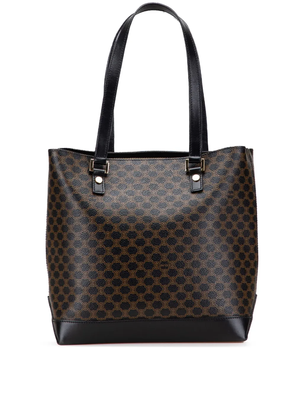 Celine Pre-Owned 2000 マカダム コーテッドキャンバス トートバッグ - ブラウン Celine Pre-Owned 2000 マカダム コーテッドキャンバス トートバッグ - ブラウン