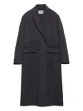 Prada double-breasted coat - Black