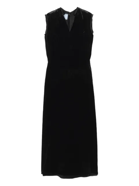 Prada bow-detail midi dress