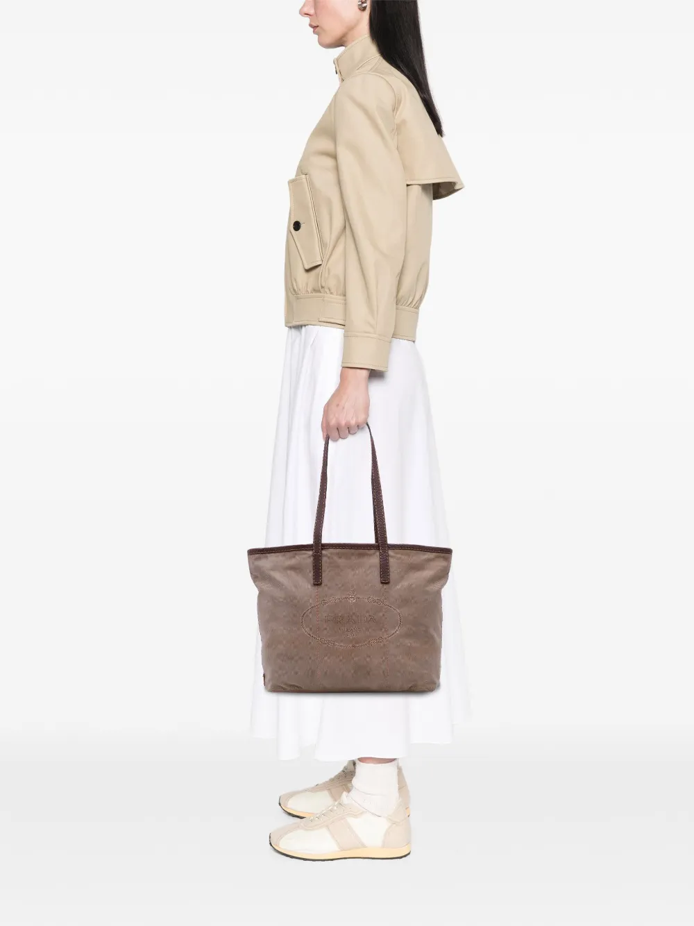 Prada Pre-Owned 2013-2025 Canvas Canapa Logo tote bag | Pre-Owned | Image 2