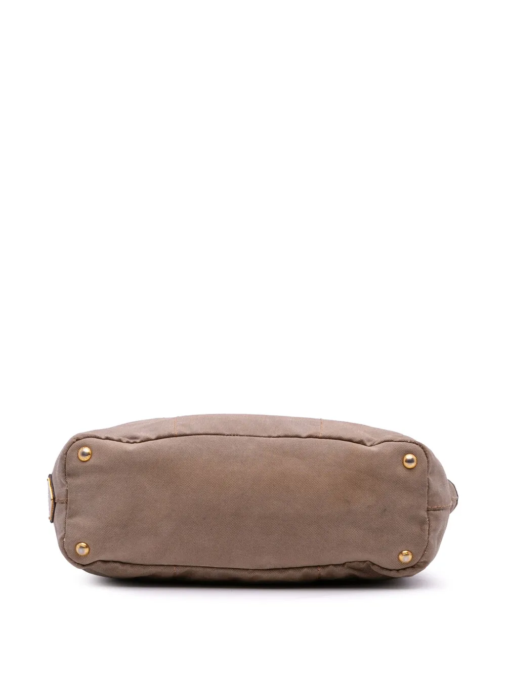 Pre-owned Prada 2013-2025 Canvas Canapa Logo Tote Bag In Brown