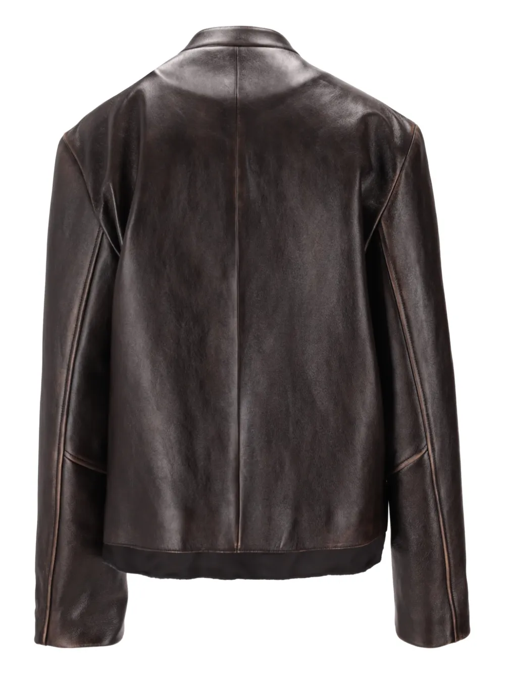 Miu Miu nappa leather logo jacket | Leather Jackets | Image 2