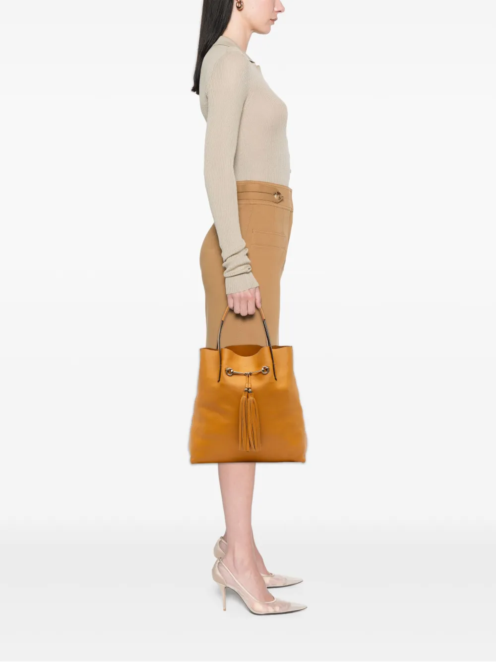 Gucci Pre-Owned 2000-2015 Small Leather Horsebit Park Avenue tote bag | Pre-Owned | Image 2