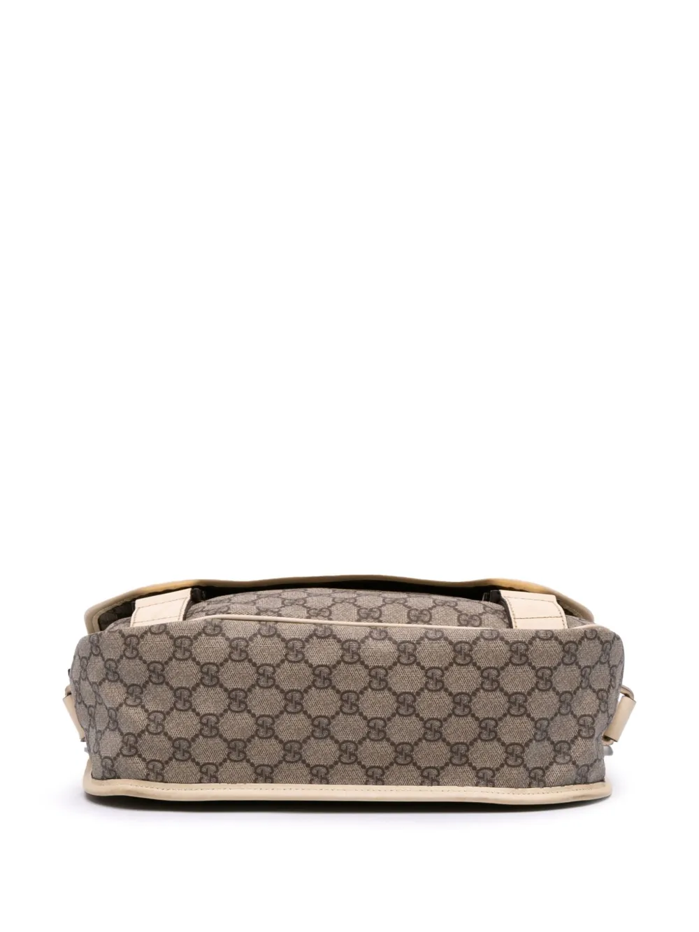 Pre-owned Gucci 2016-2025 Gg Supreme Crossbody Bag In Brown