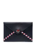 CHANEL Pre-Owned 2016-2017 Lambskin Airlines Envelope clutch bag - Black