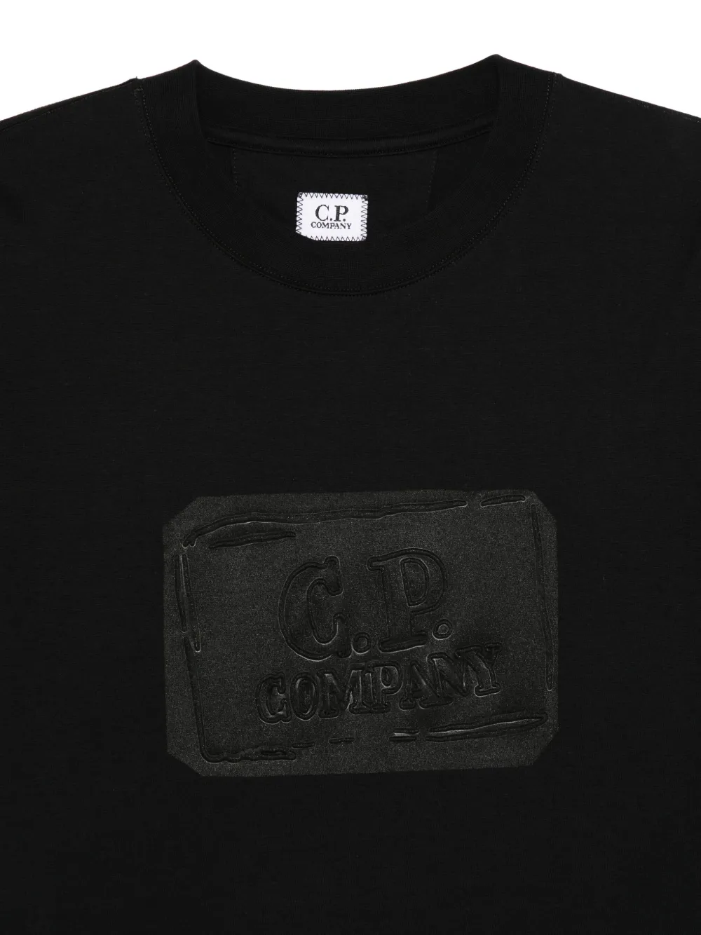 C.P. Company T-shirt met logodetail Zwart