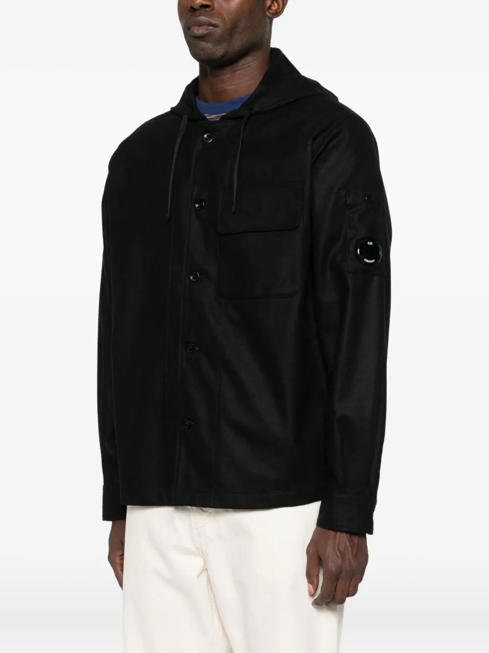 C.P. Company Jack met capuchon Zwart