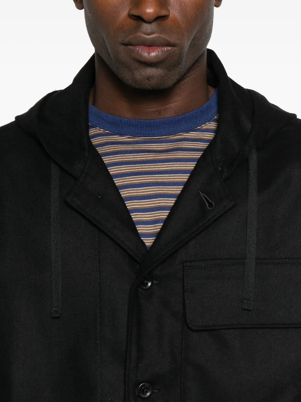 C.P. Company Jack met capuchon Zwart