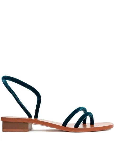 LANAPO velvet-strap sandals