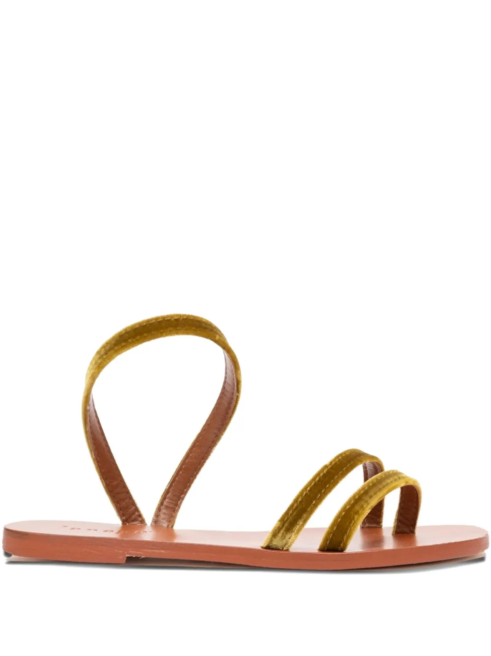 LANAPO velvet double-strap sandals | Green | Image 1