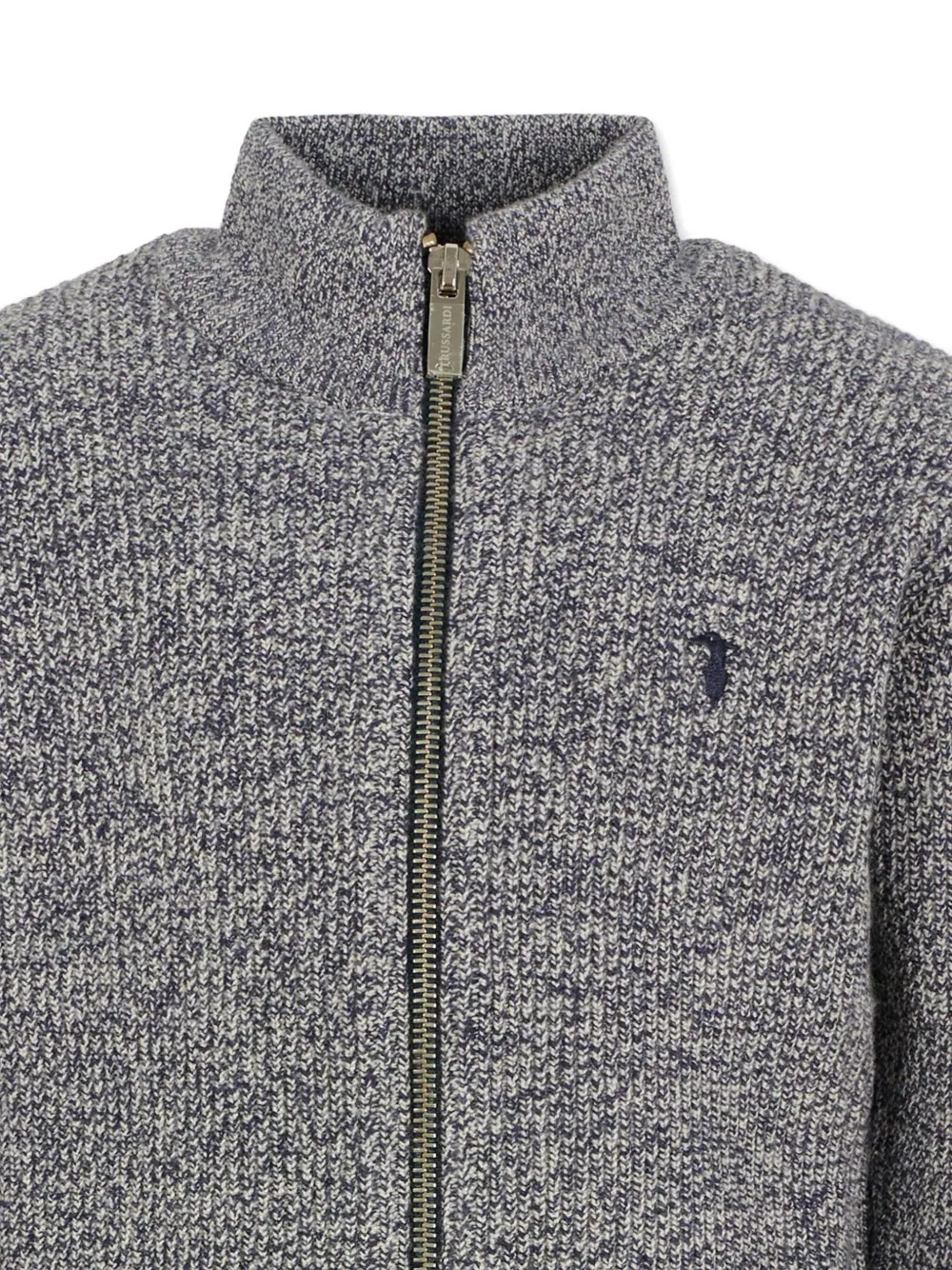 TRUSSARDI JUNIOR Vest met rits en spikkels Blauw