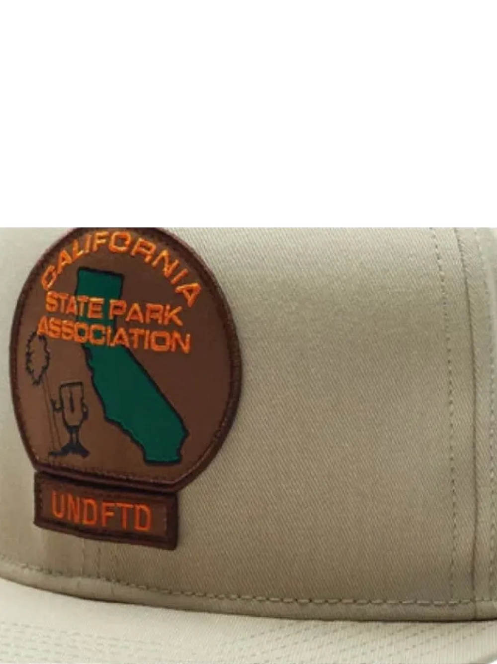 Undefeated patch snapback cap - Beige