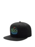 Undefeated mountain-scene patch snapback cap - Black