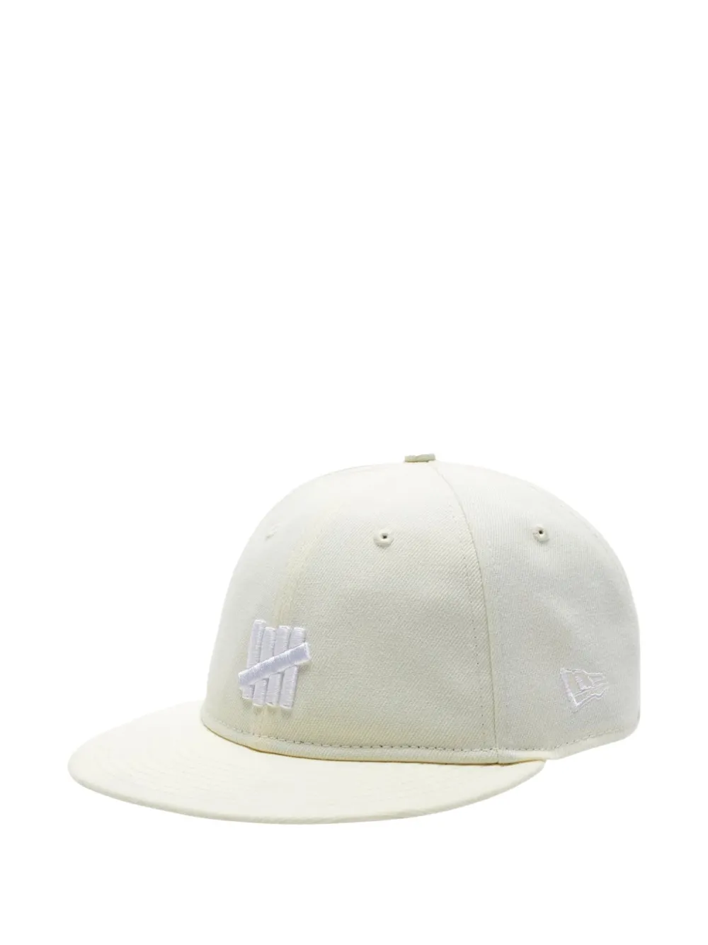 Undefeated X Ne Icon Snapback Cap In White