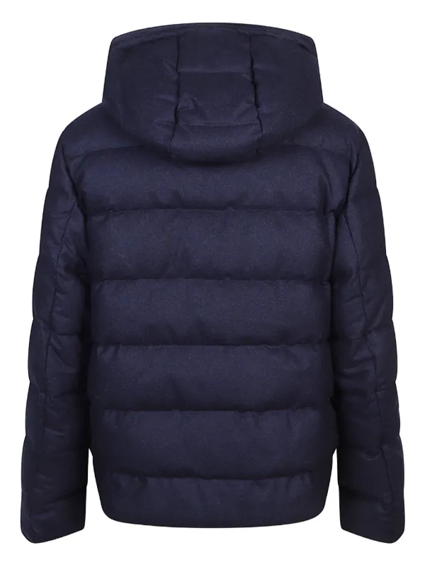 Fay Plumífero Con Capucha Azul FARFETCH ES