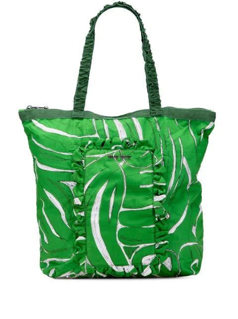 Miu Miu Pre-Owned 2010-2025 Canvas Printed Ivy tote bag