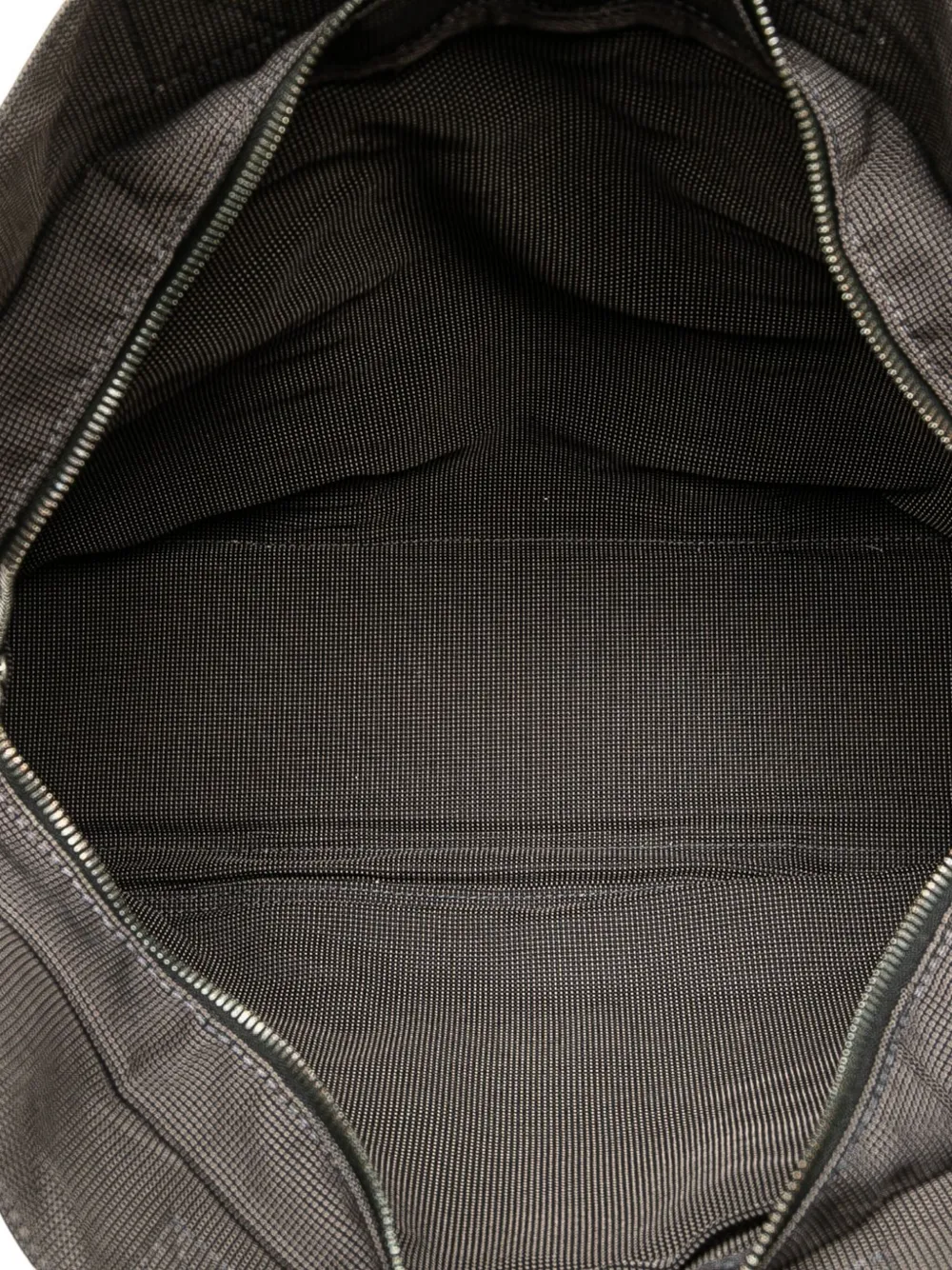 Pre-owned Hermes 1990-2010 Canvas Herline Mm Tote Bag In Gray