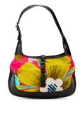 Gucci Pre-Owned 2000-2015 Small Printed Canvas Floral Jackie shoulder bag - Yellow