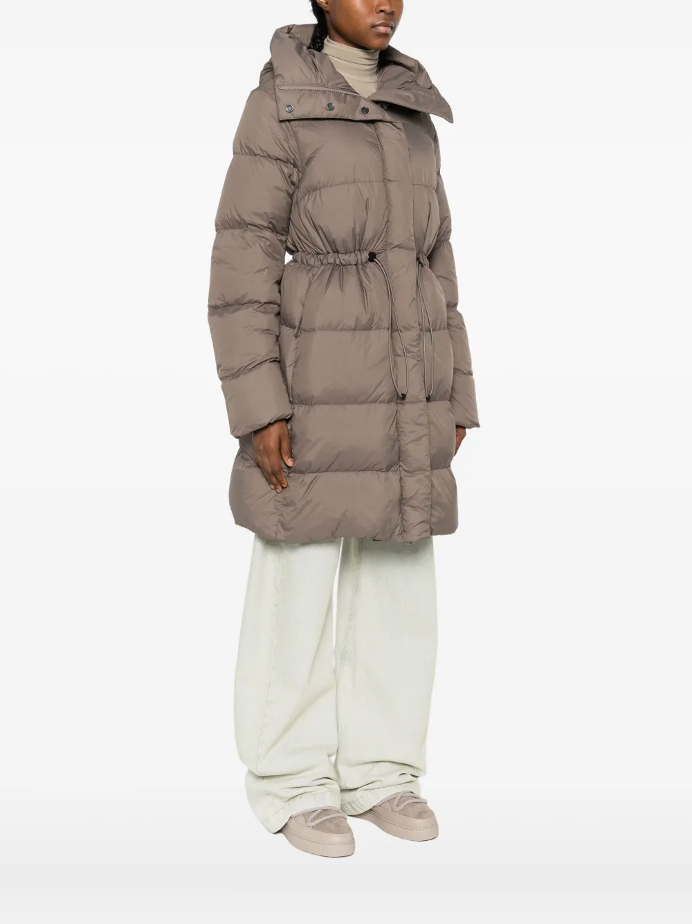 Canada Goose Montgomery Down Hooded Puffer Coat In Neutral