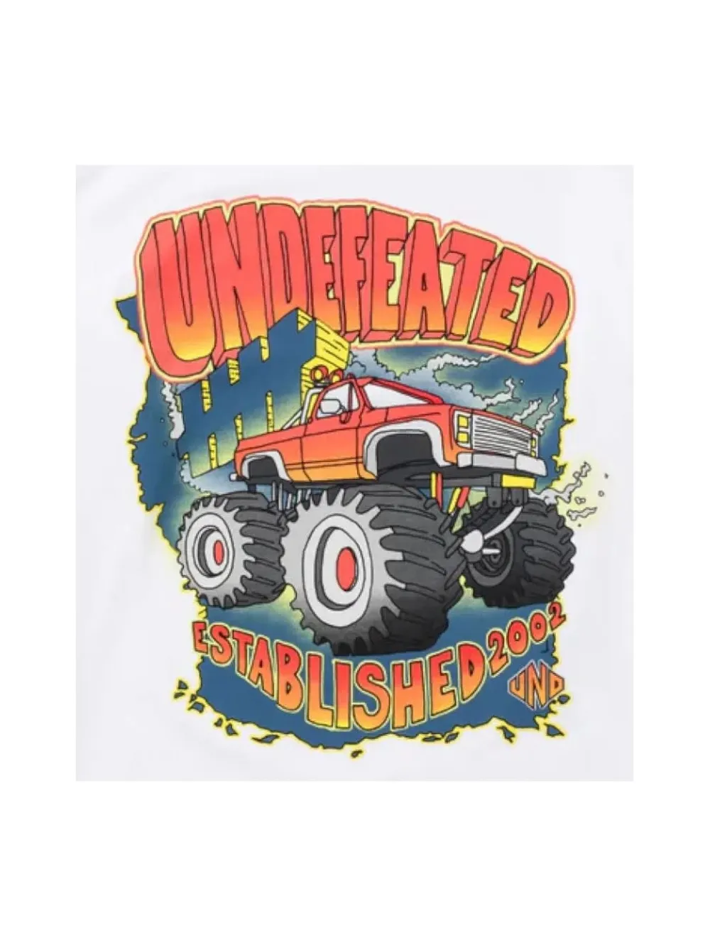 Undefeated monster-truck long-sleeve t-shirt - Wit
