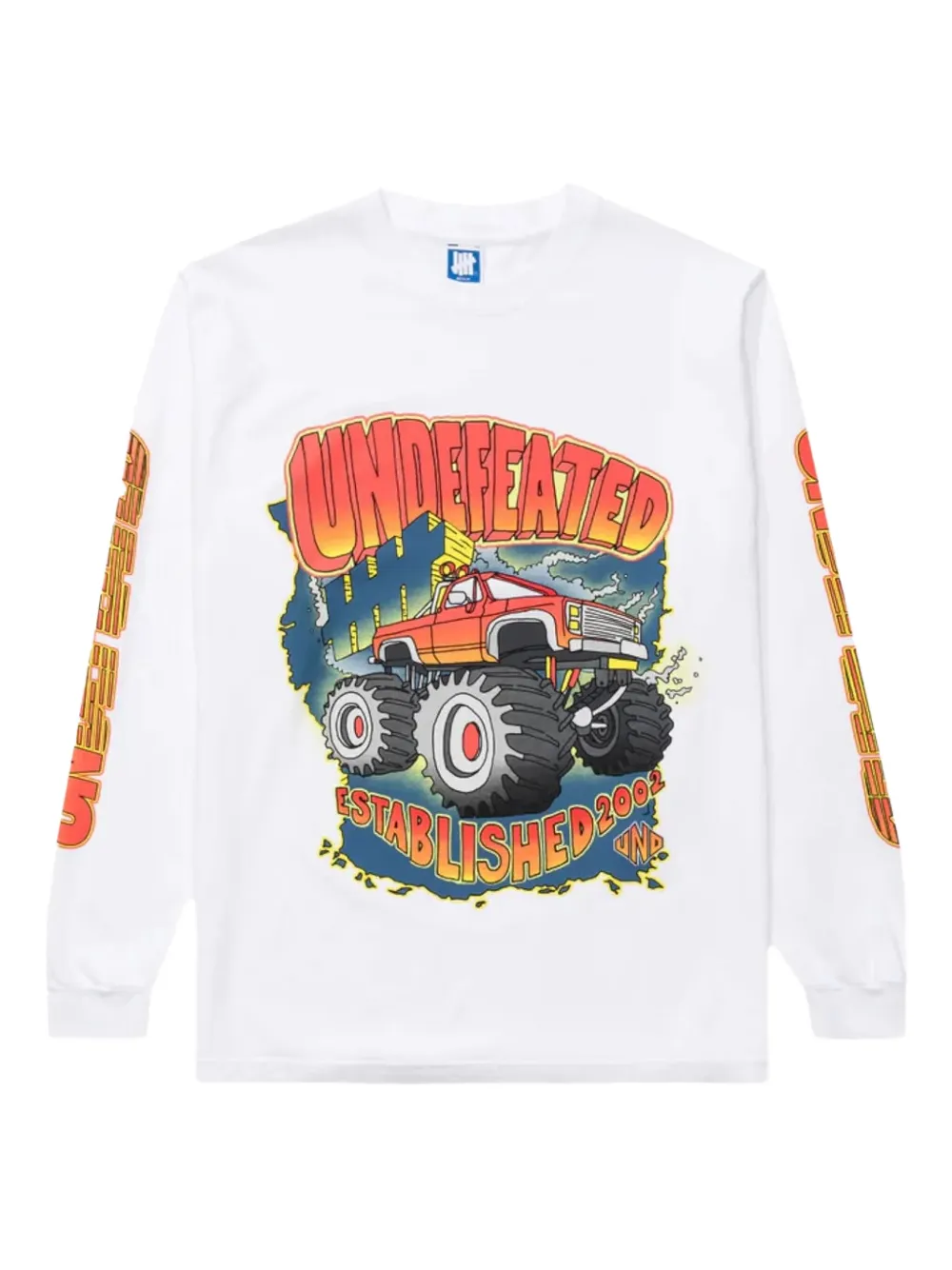 Undefeated monster-truck long-sleeve t-shirt | White | Image 1